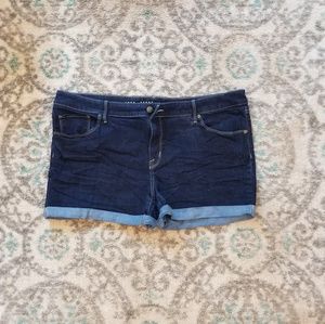 Ava and Viv midi denim shorts